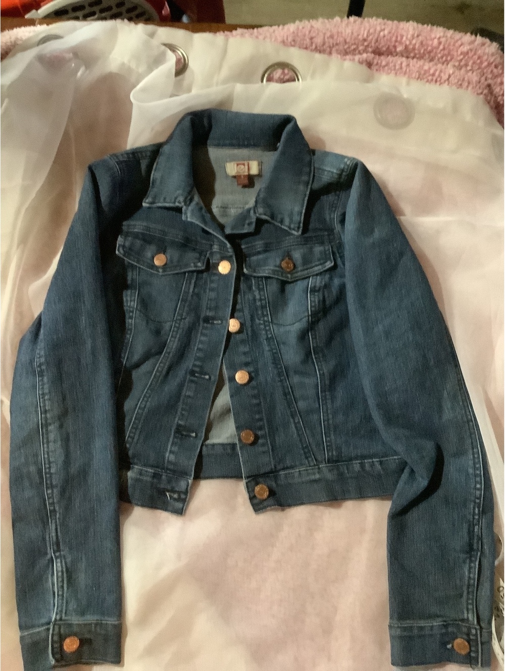 Lei Women's Denim Jacket Size Small Blue